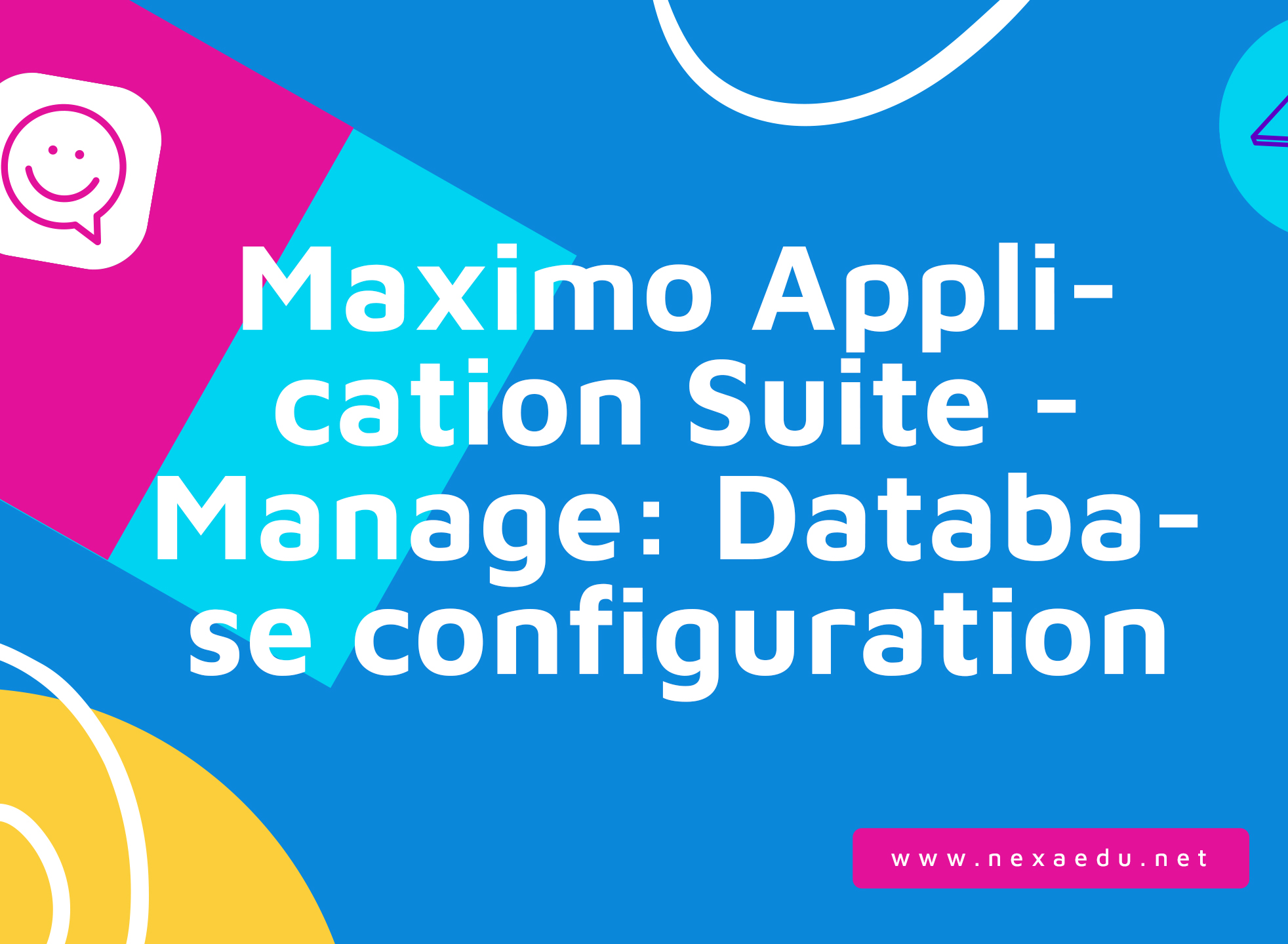 Maximo Application Suite - Manage: Database configuration